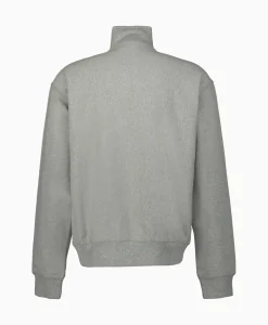 Carhartt Wip Sweater Half Zip American Script Grijs