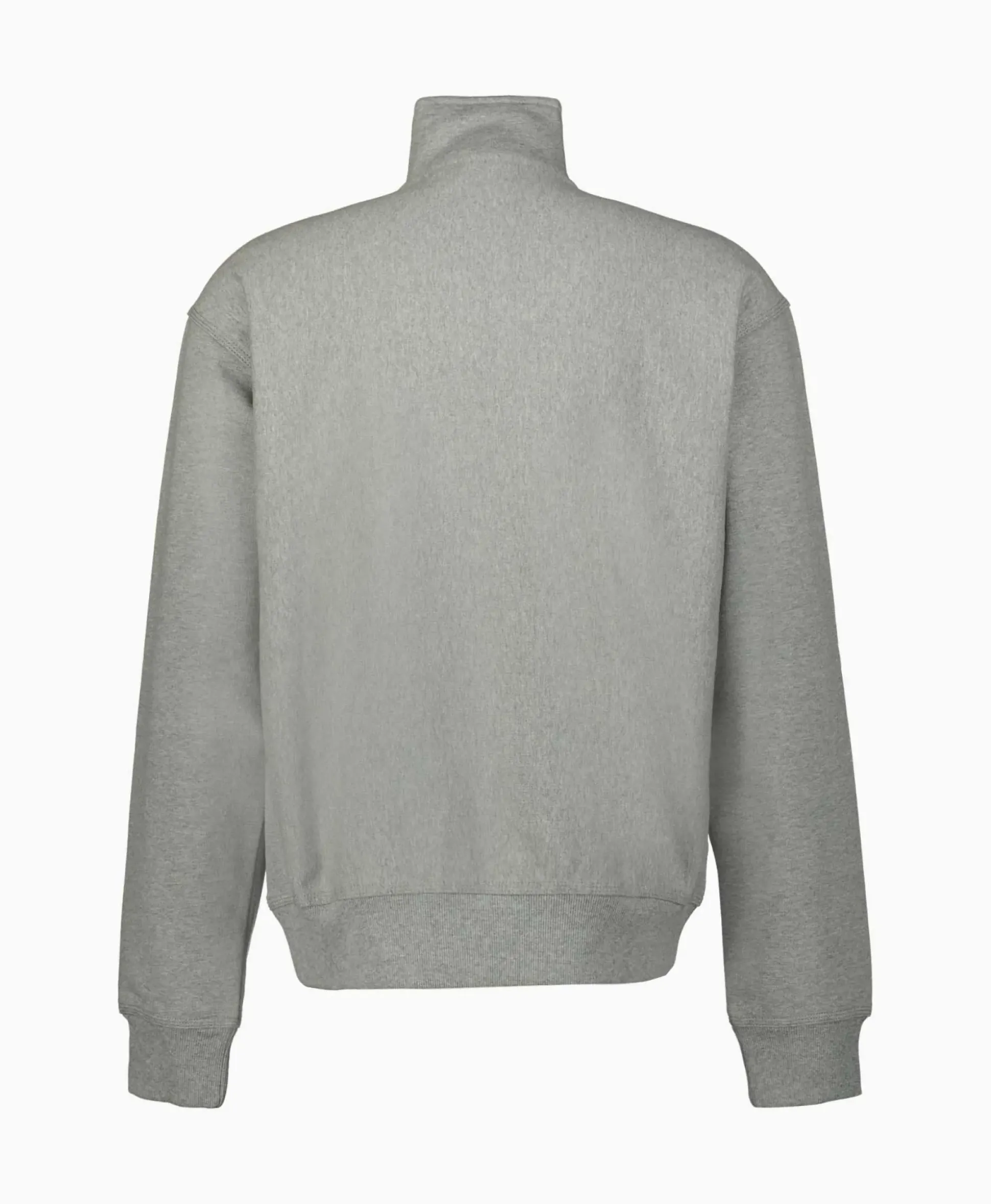 Carhartt Wip Sweater Half Zip American Script Grijs
