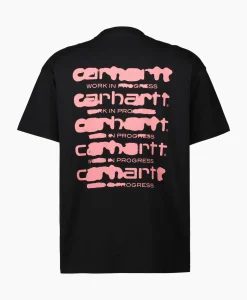 Carhartt Wip T-Shirt S/S Ink Bleed Organic Cotton Zwart
