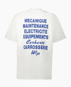 Carhartt Wip T-Shirt S/S Mechanics Organic Cotton Wit
