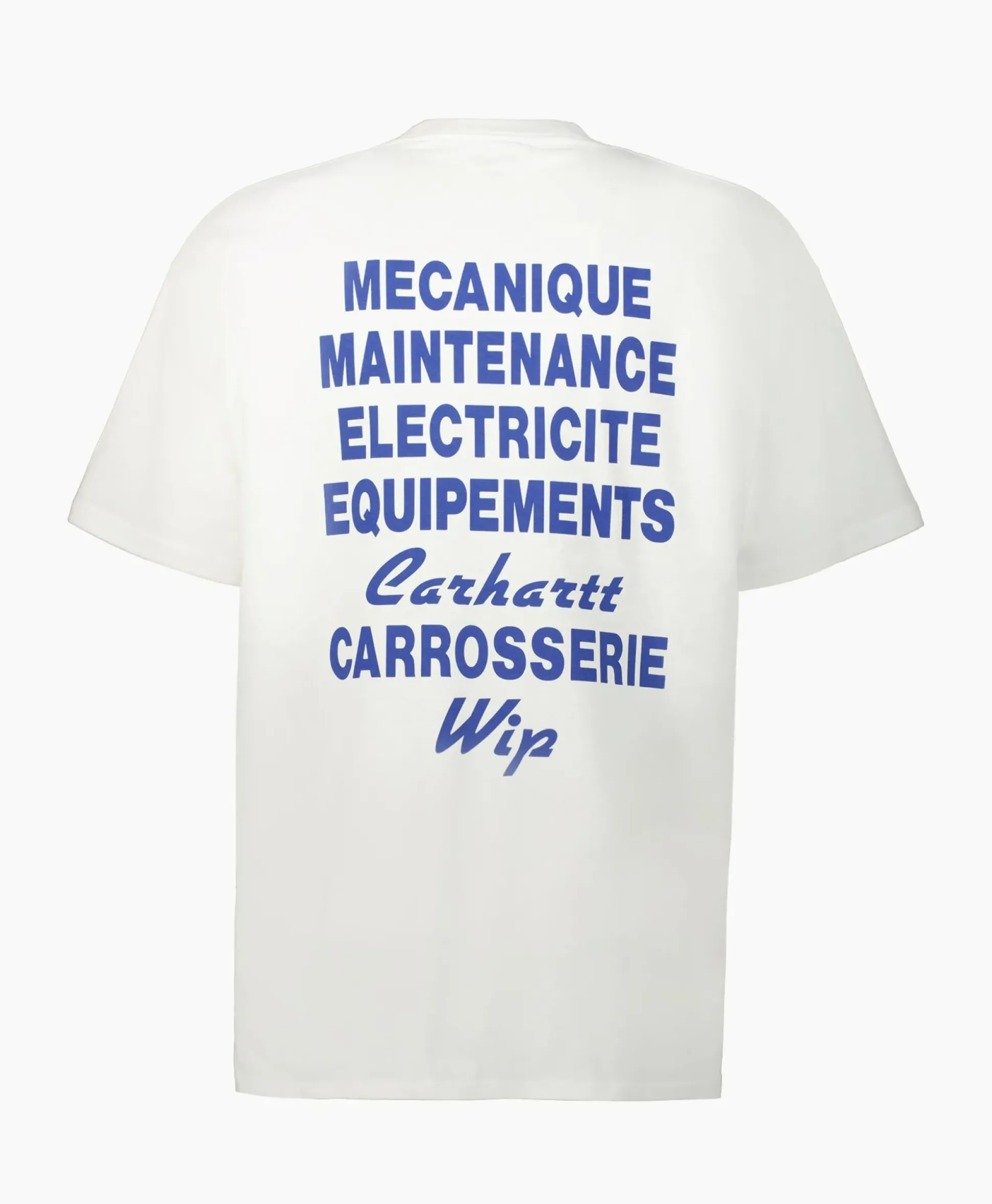 Carhartt Wip T-Shirt S/S Mechanics Organic Cotton Wit