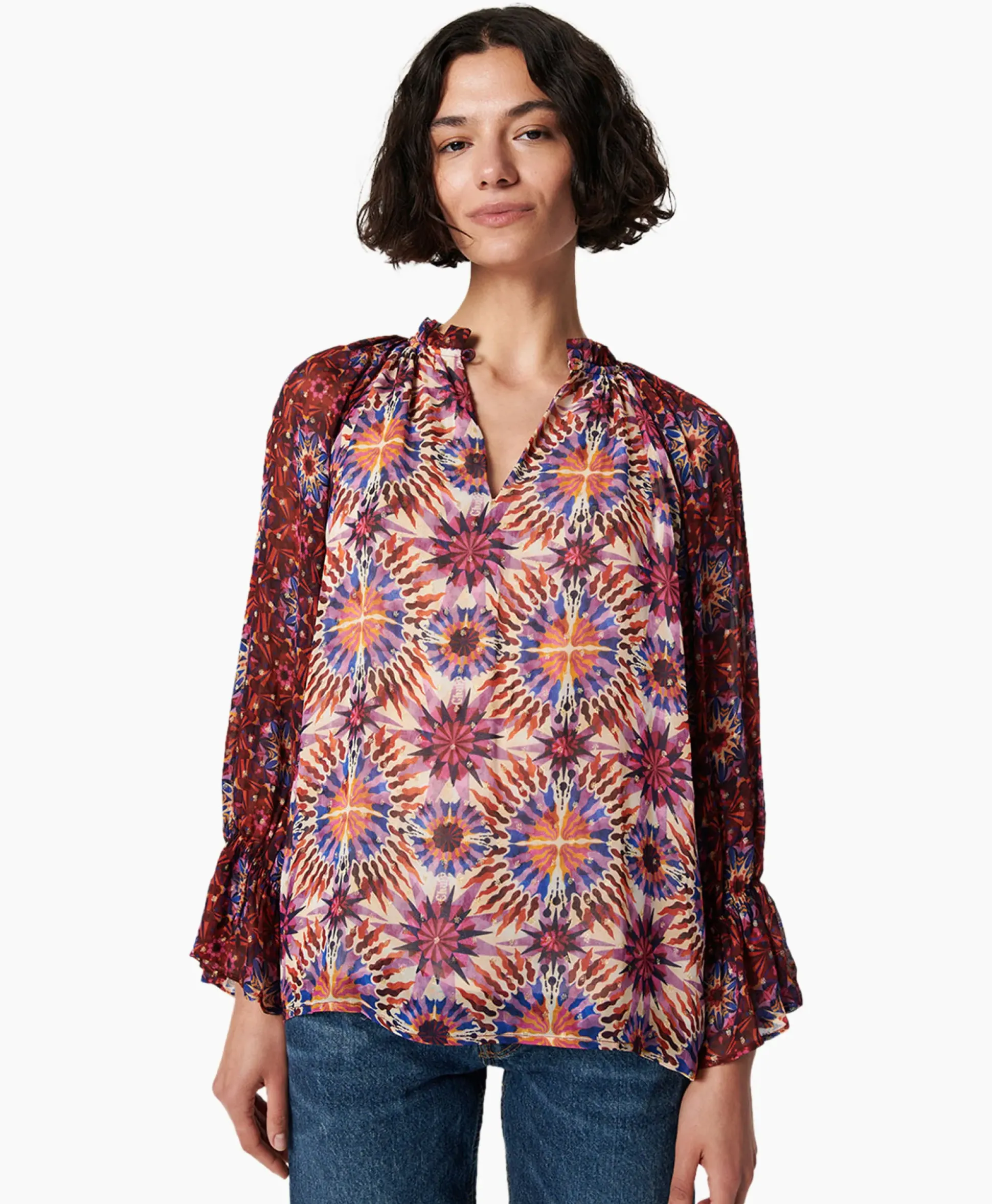 Chufy Blouse Lena Bordeaux