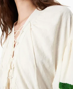 Chufy Blouse Liberty Embroidered Off White