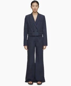 Closed Blazer Fitted Blauw