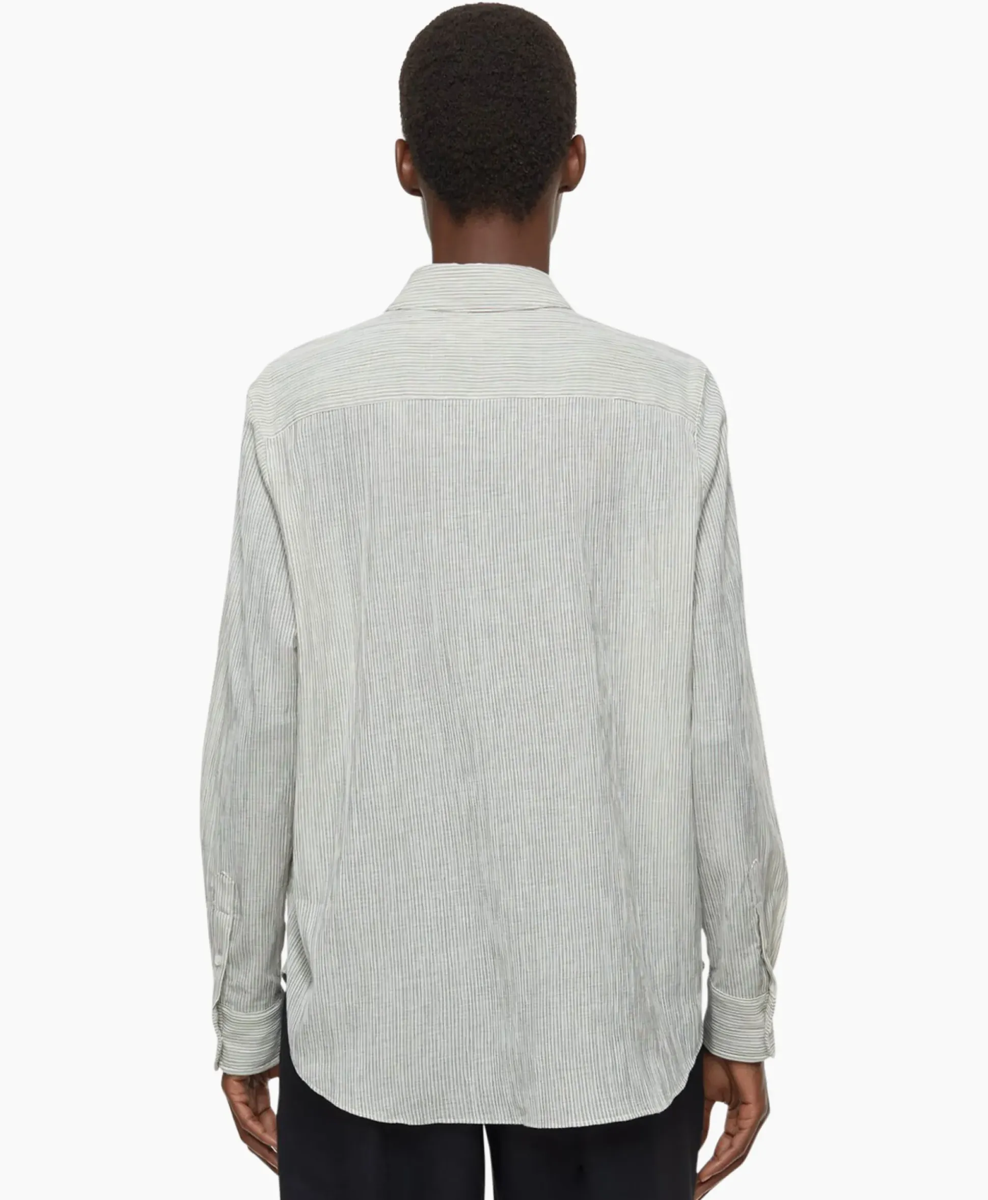 Closed Blouse Long Sleeve Ecru