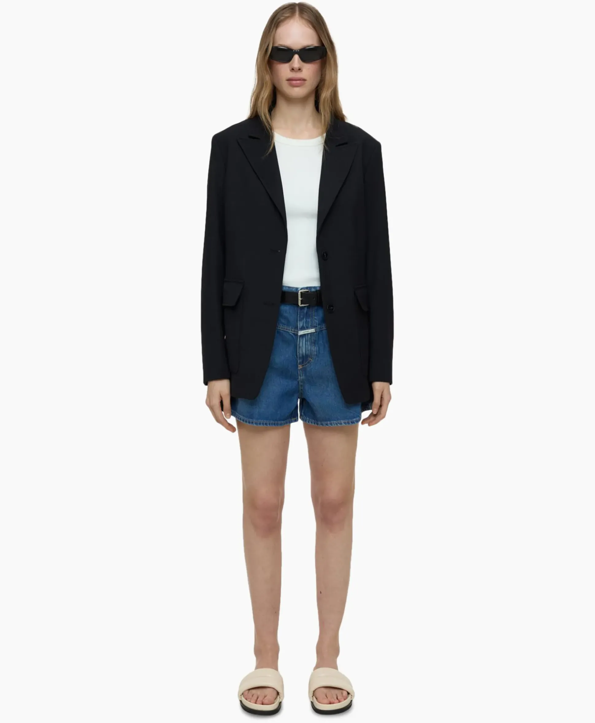 Closed Korte Broek Jocy X Midden Blauw
