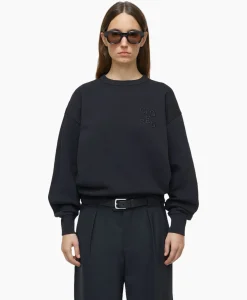 Closed Pullover Basic Zwart