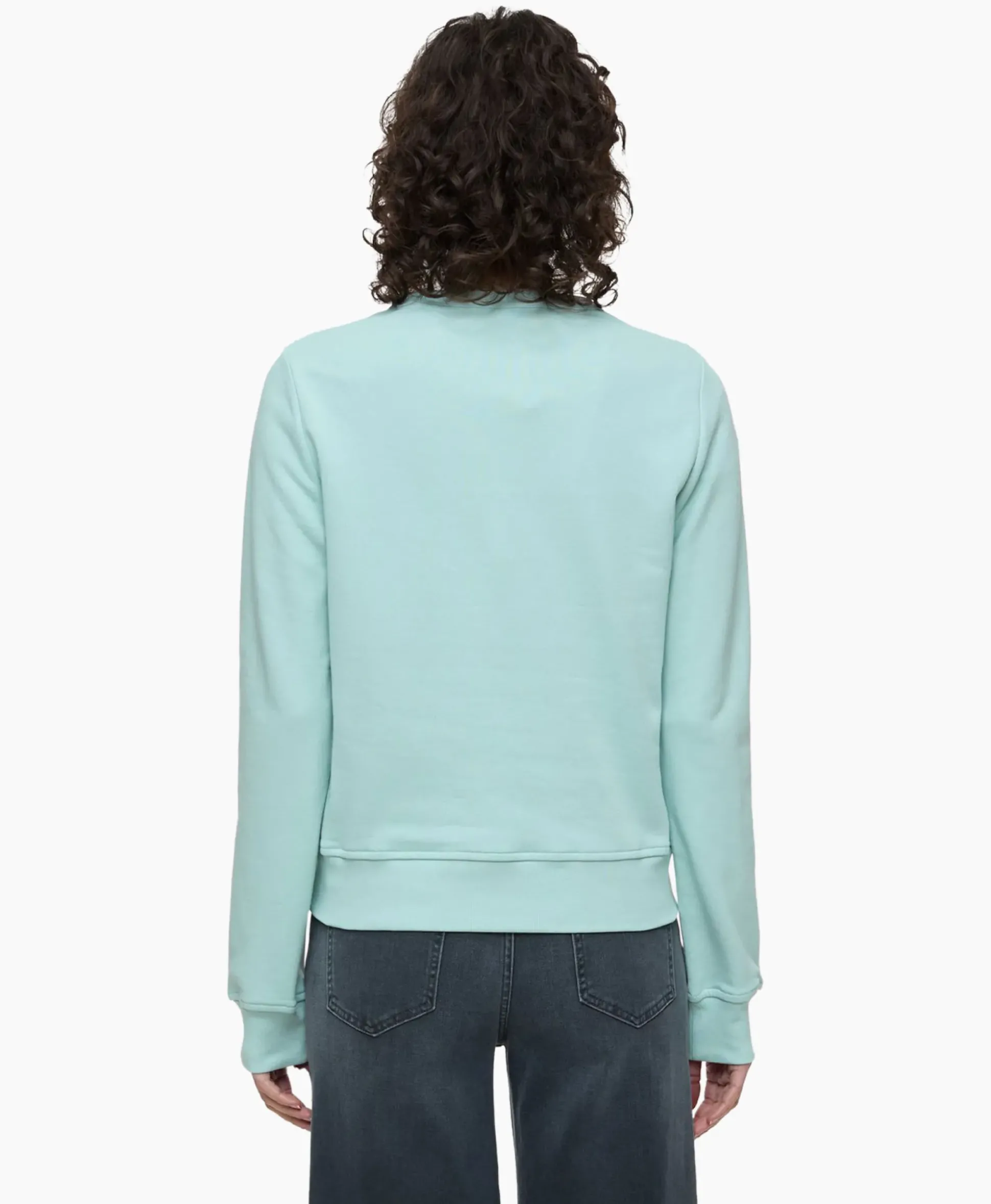 Closed Pullover Fitted Mint