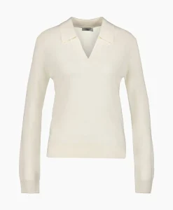 Closed Pullover Polo Longsleeve Off White