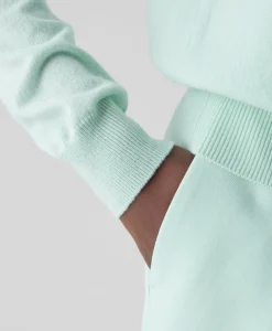 Closed Pullover Polo Longsleeve Groen