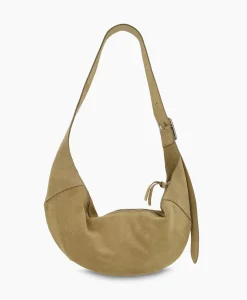 Closed Schouder / Hand Tas Half Moon M Beige
