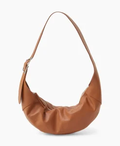Closed Schouder / Hand Tas Half Moon M Bruin