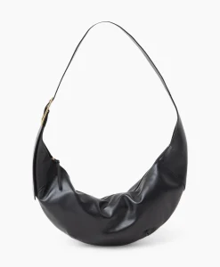 Closed Schouder / Hand Tas Half Moon M Zwart
