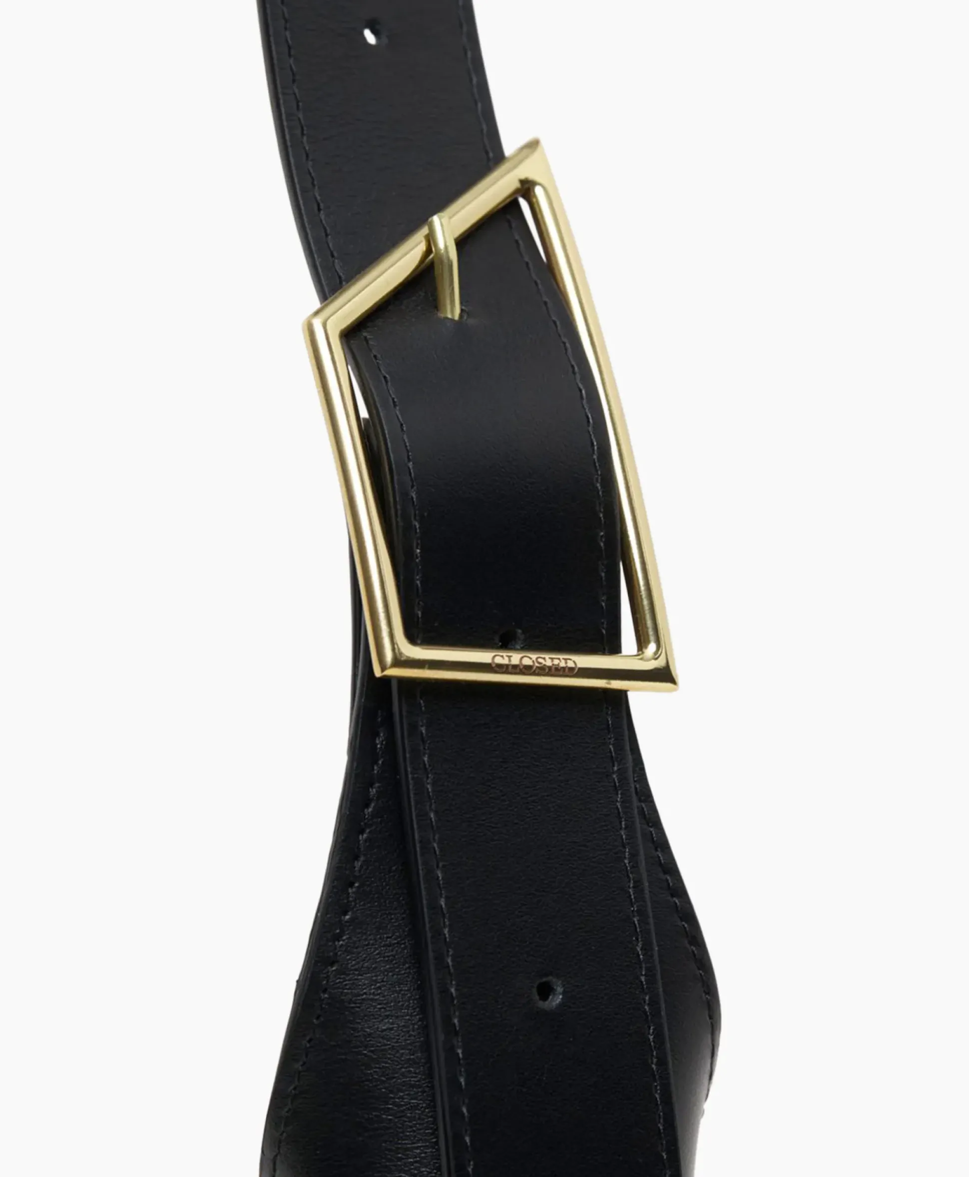 Closed Schouder / Hand Tas Half Moon M Zwart