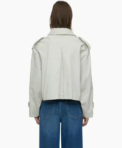 Closed Trenchcoat Cropped Ecru