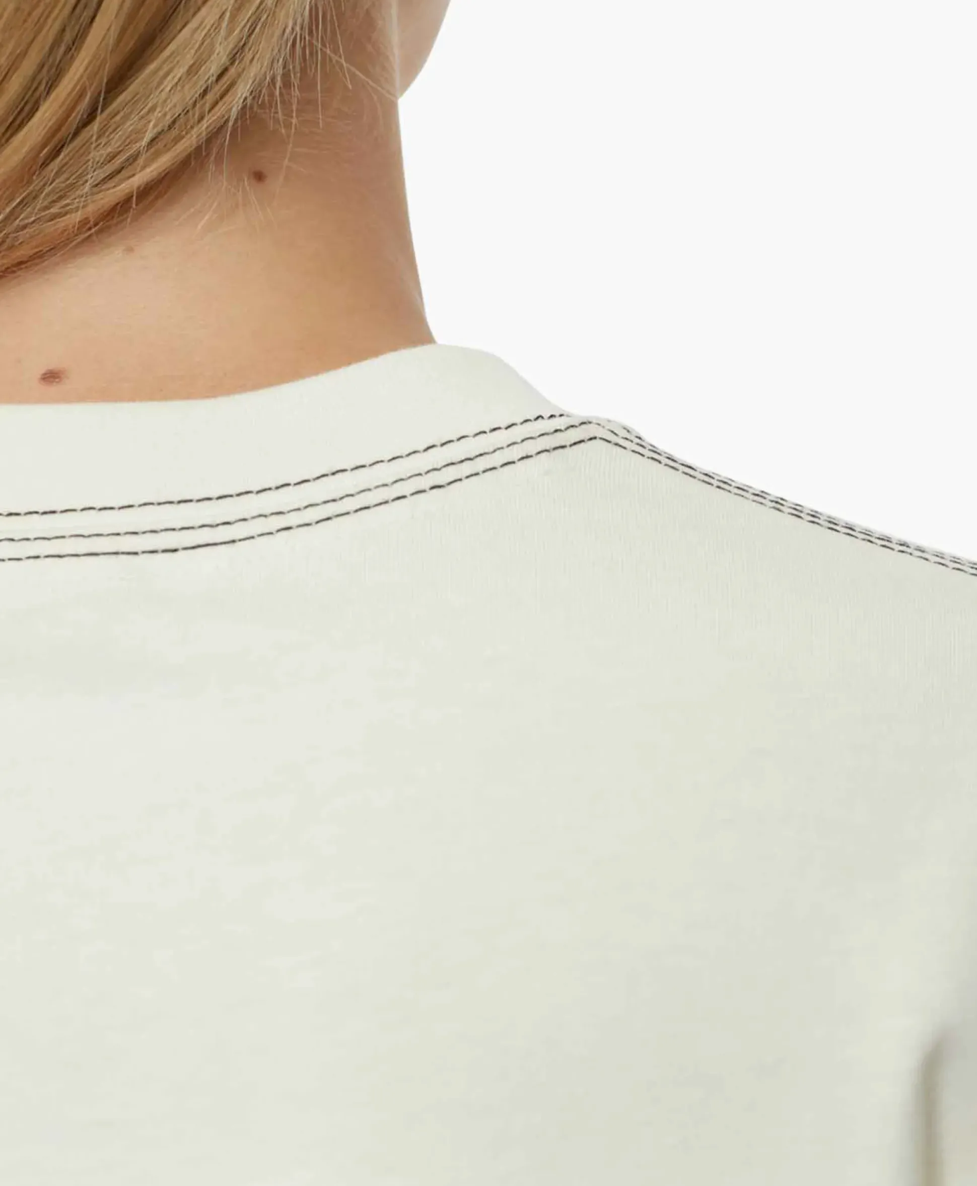 Closed T-Shirt Korte Mouw Basic Ecru