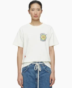 Closed T-Shirt Korte Mouw Printed Ecru