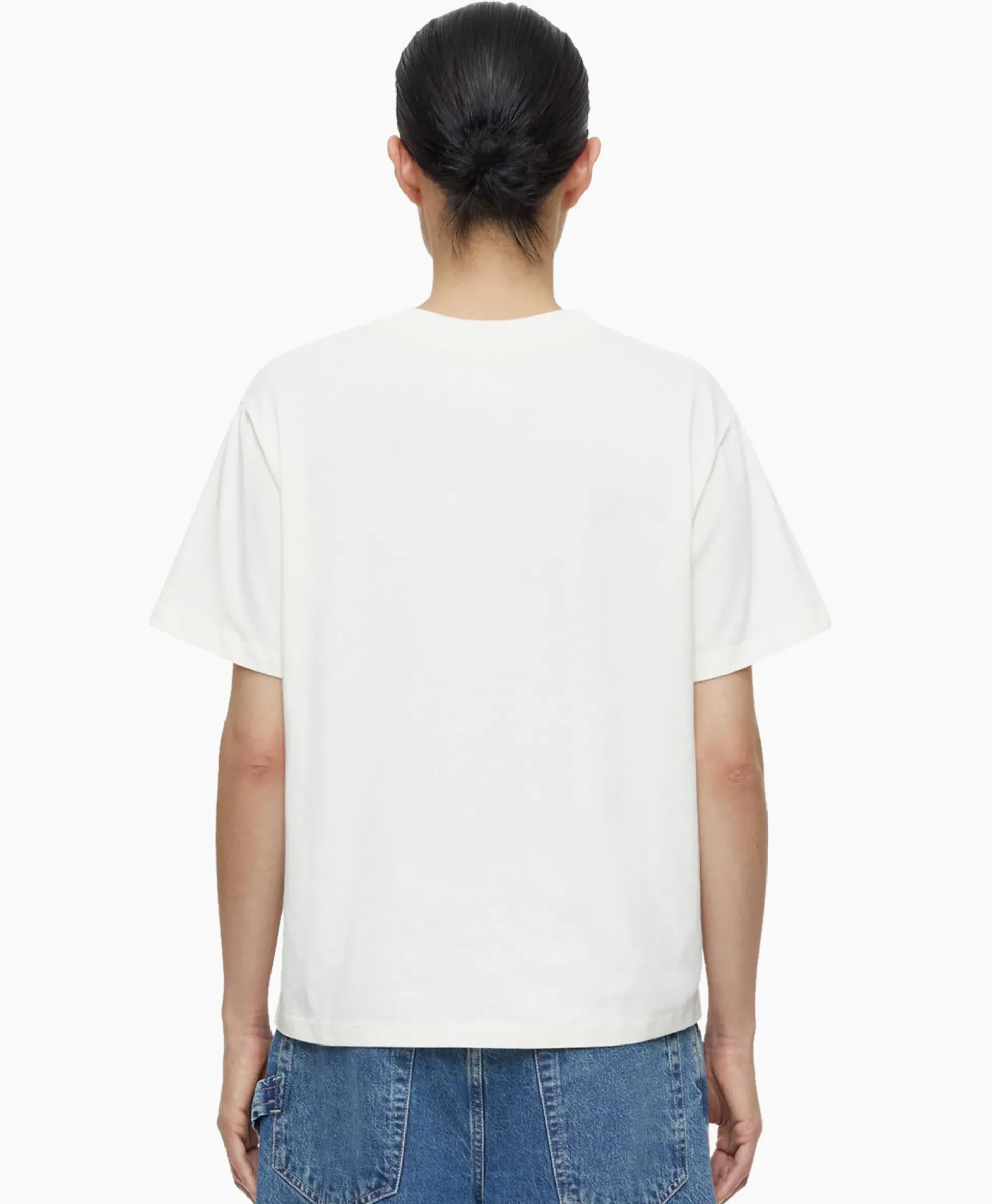 Closed T-Shirt Korte Mouw Printed Ecru