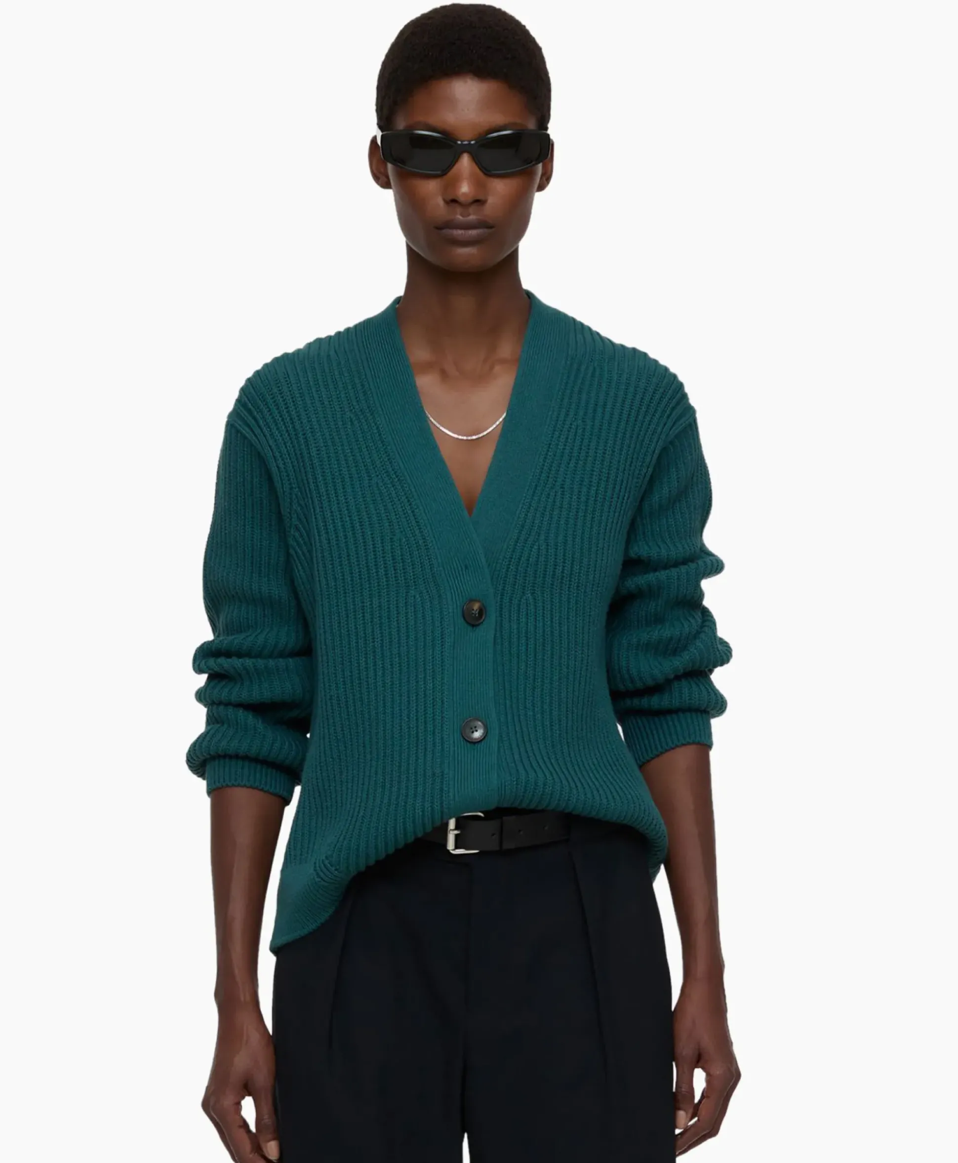 Closed Vest Wrap Long Sleeves Groen