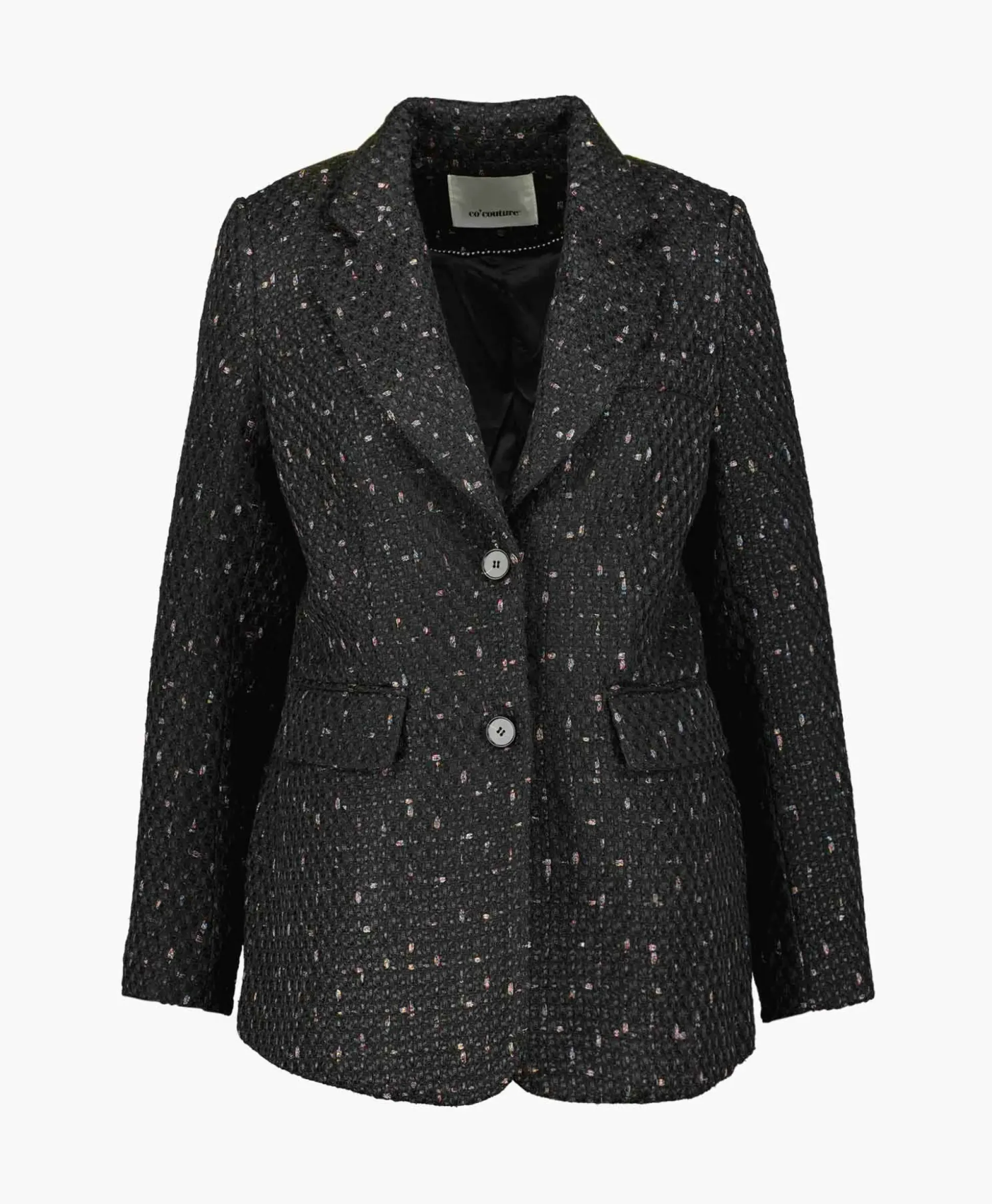 Co'Couture Blazer Mitzicc Boucle Zwart