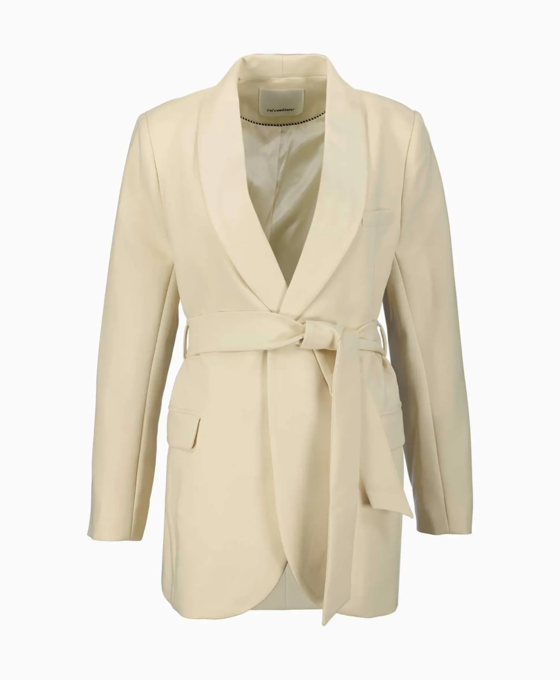 Co'Couture Blazer Volacc Belt Bruin
