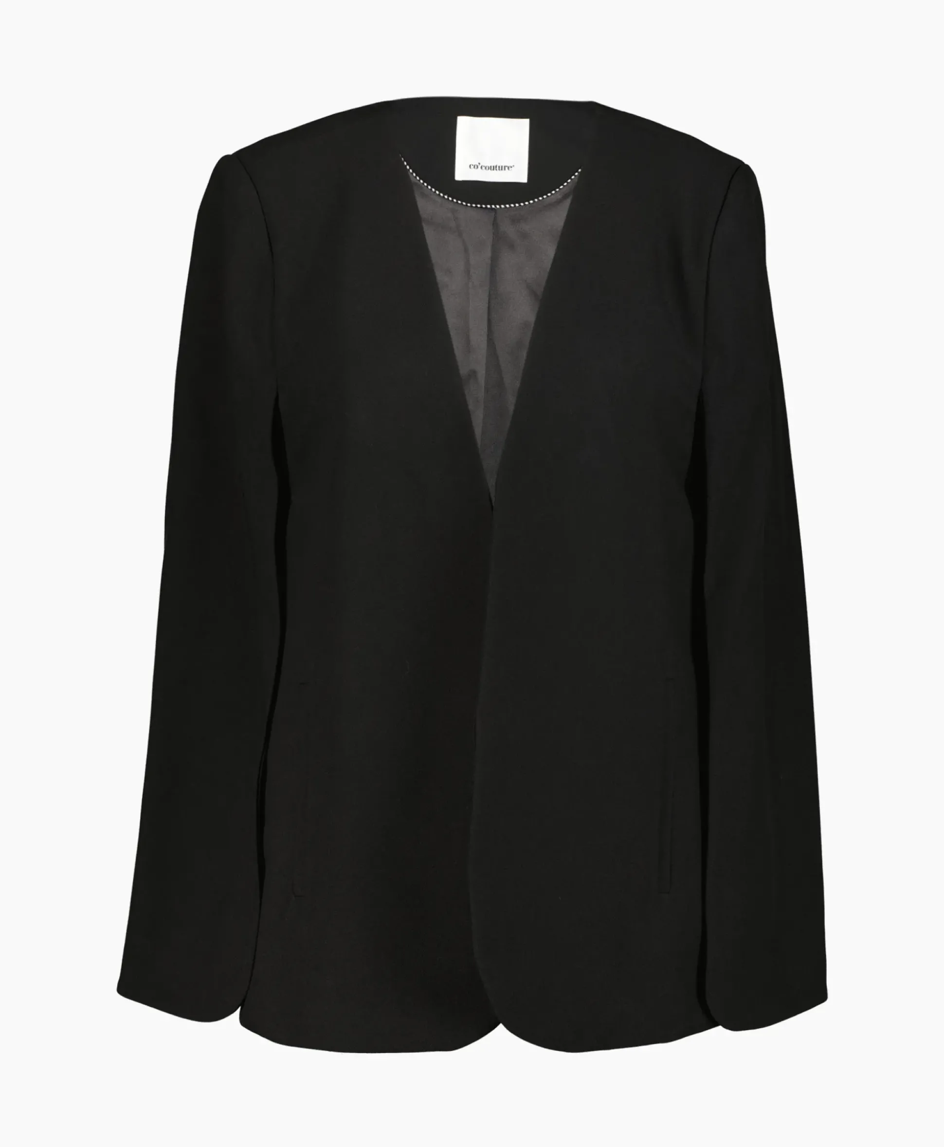 Co'Couture Blazer Volacc Cape Zwart