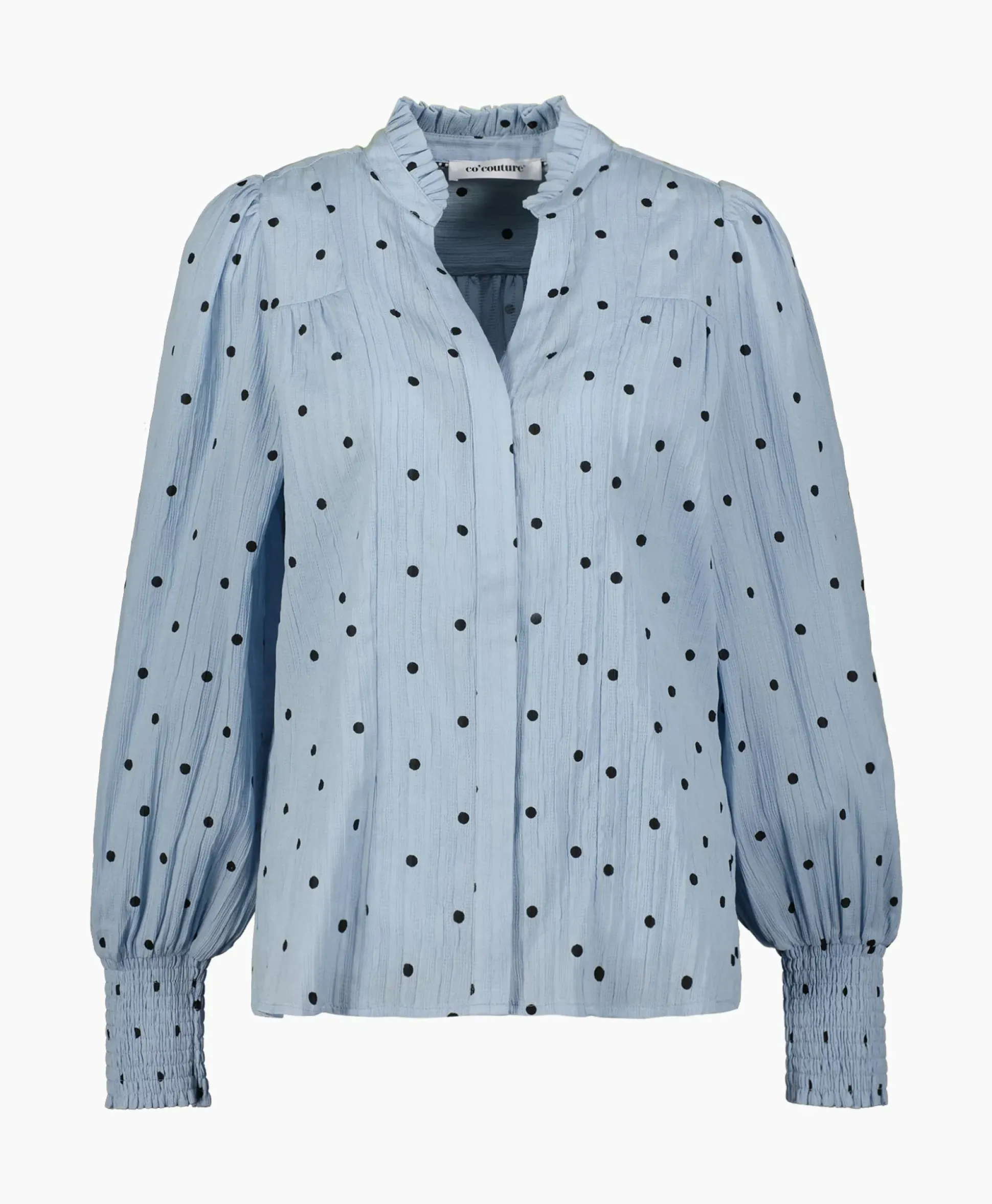 Co'Couture Blouse Dora Dot Blauw
