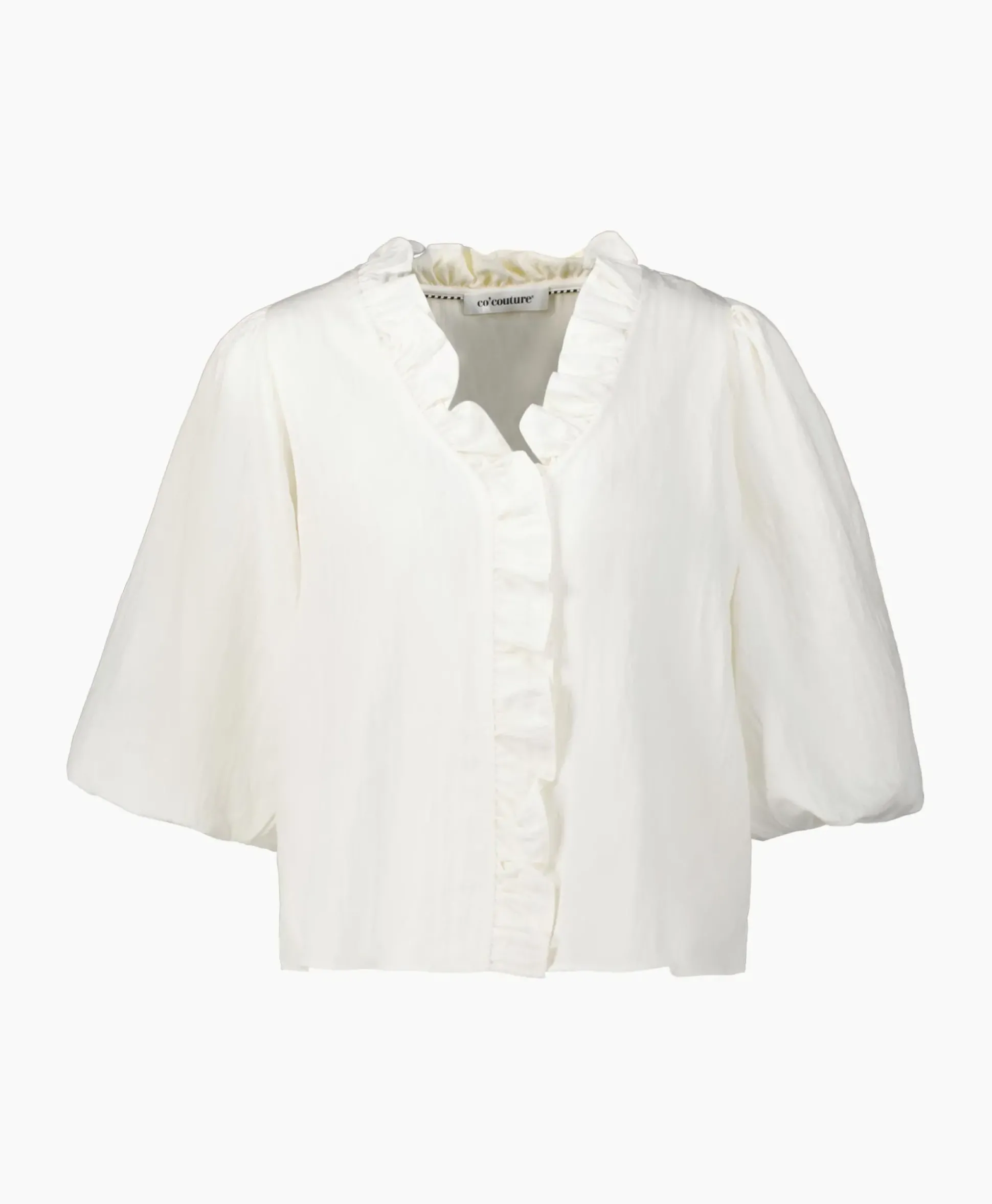 Co'Couture Blouse Sueda Puff Wit