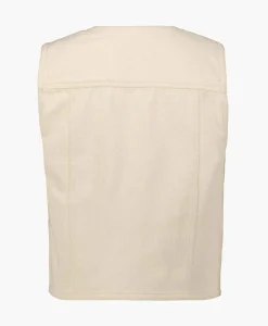 Co'Couture Gilet Aries Denim Vest Off White