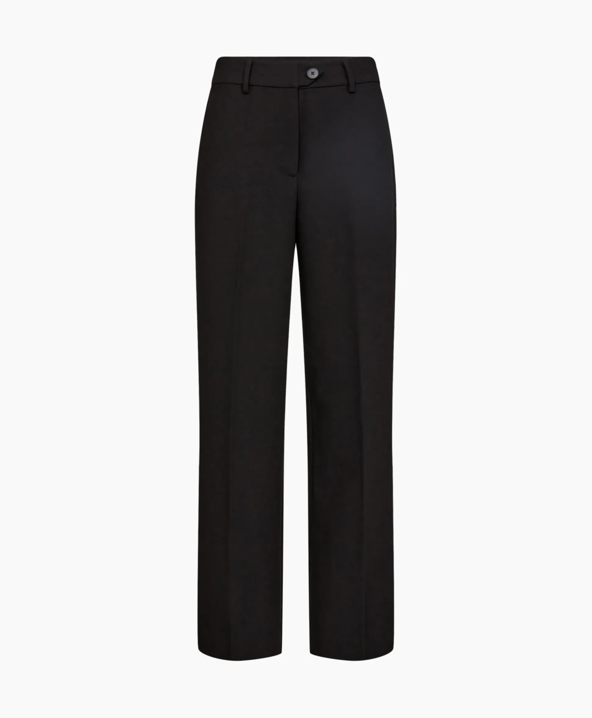 Co'Couture Pantalon Vola Wide Zwart