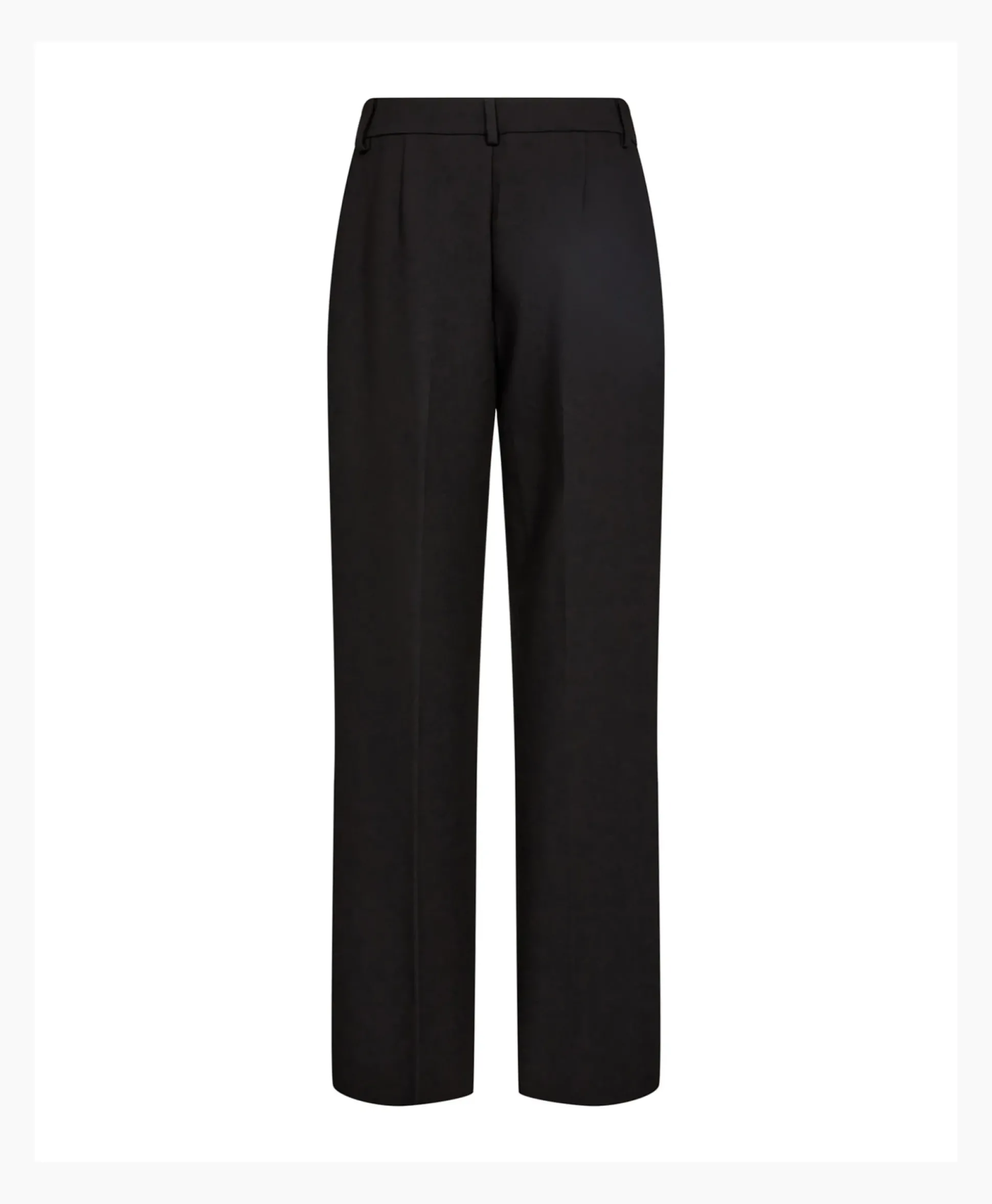 Co'Couture Pantalon Vola Wide Zwart