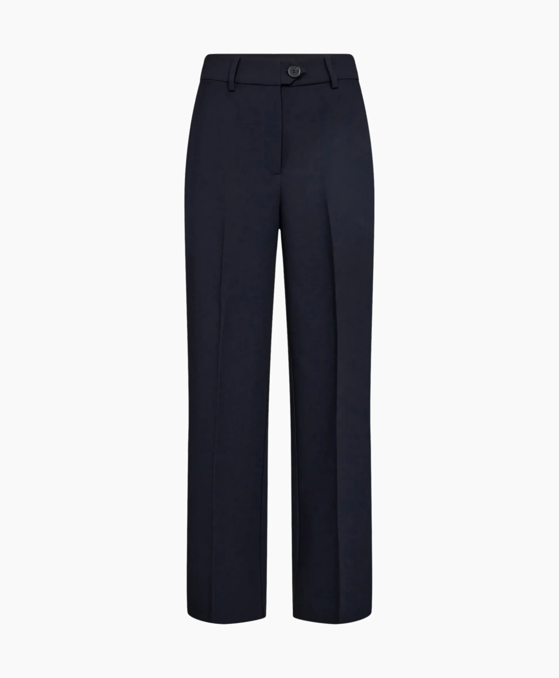 Co'Couture Pantalon Vola Wide Donker Blauw