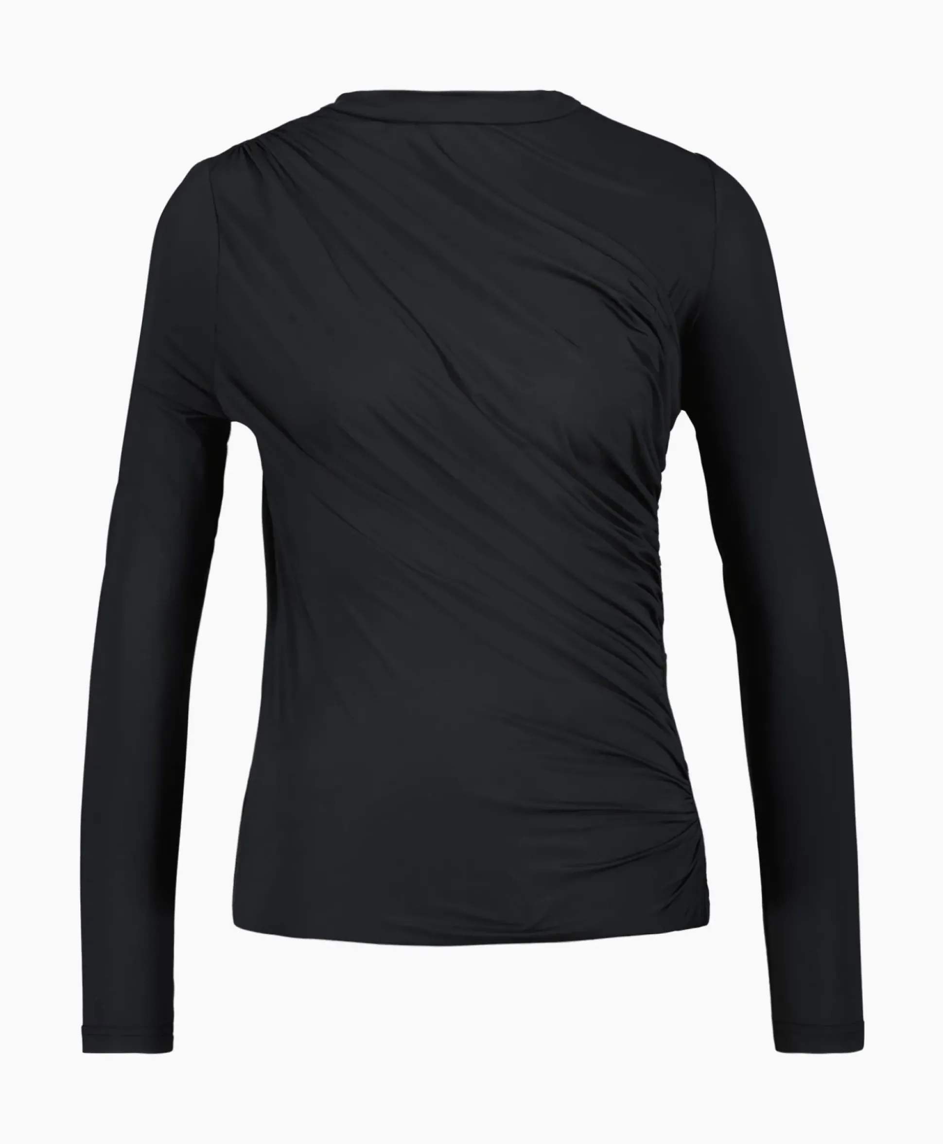 Co'Couture Top Drapeycc Tee Zwart
