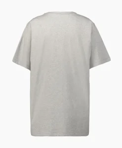Co'Couture T-Shirt Korte Mouw Outline Oversize Grijs