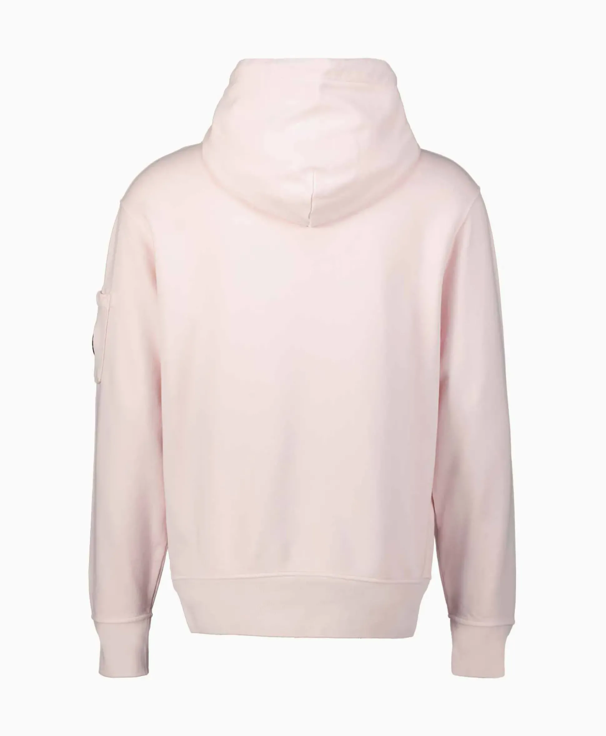 Cp Company Hoodie Cotton Diagonal Fleece Lens Rose