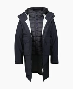 Cp Company Jack Outerwear - Long Jacket Blauw