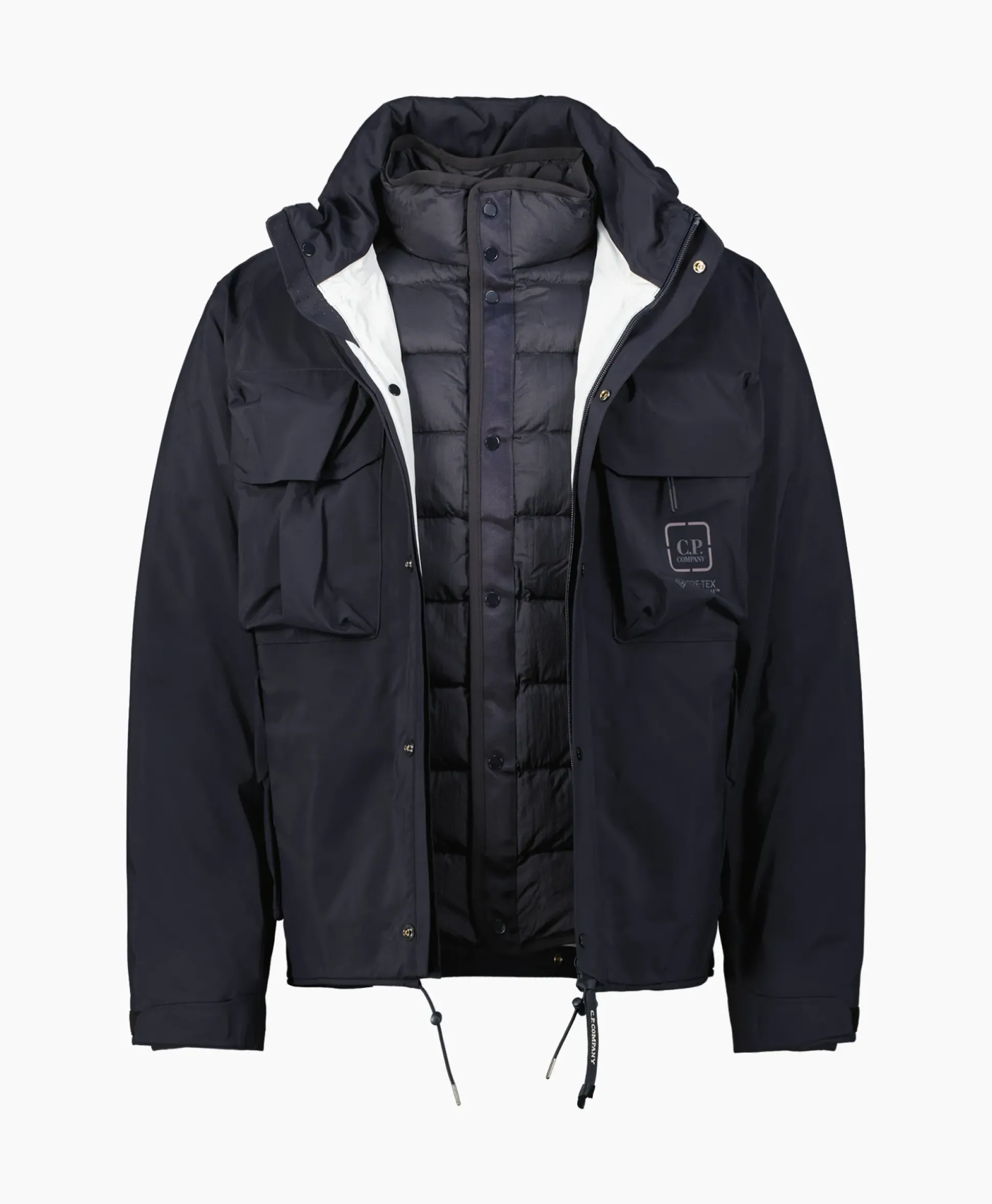 Cp Company Jack Outerwear - Medium Jacket Blauw