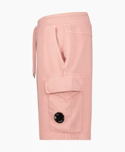 Cp Company Korte Broek Short Fleece Cargo Rose