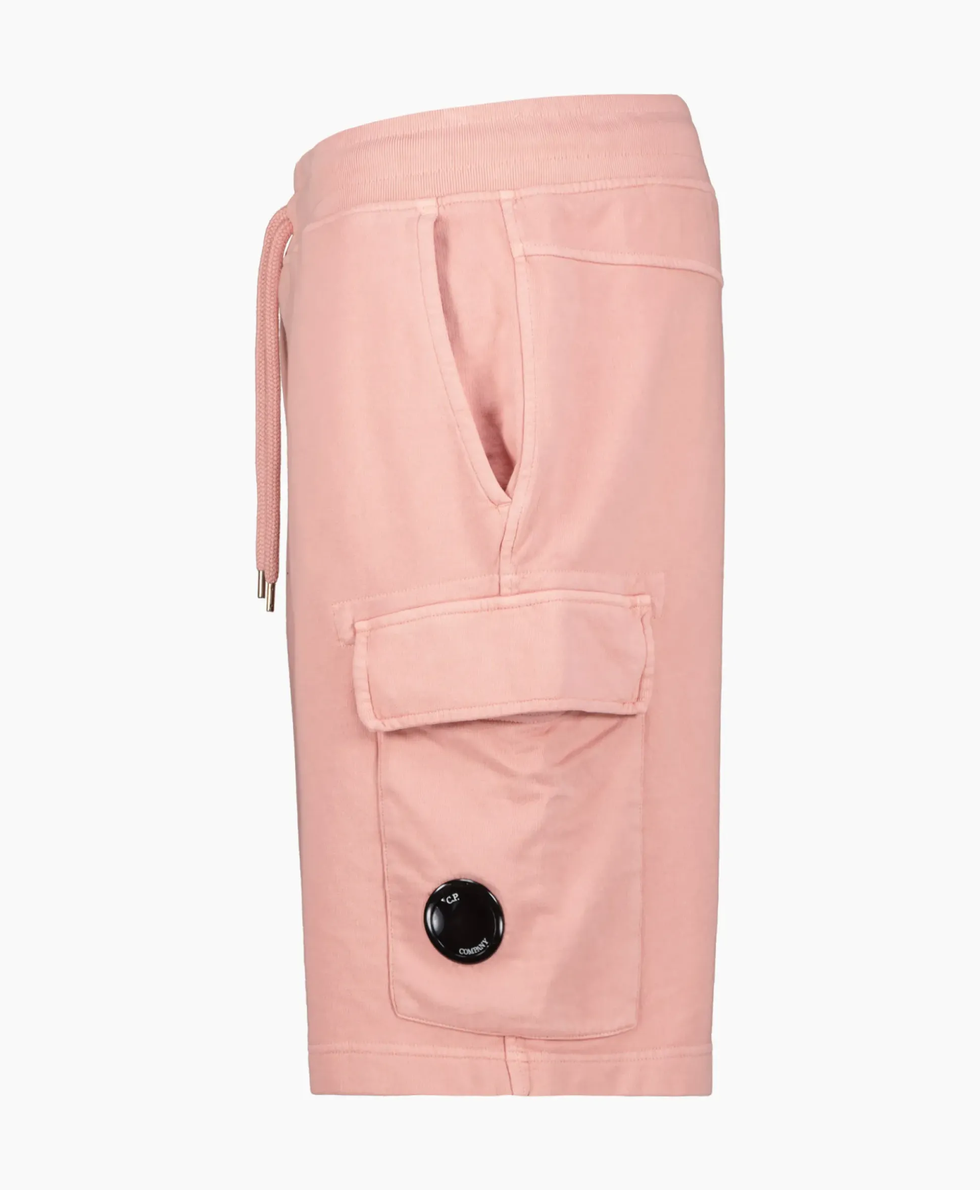 Cp Company Korte Broek Short Fleece Cargo Rose