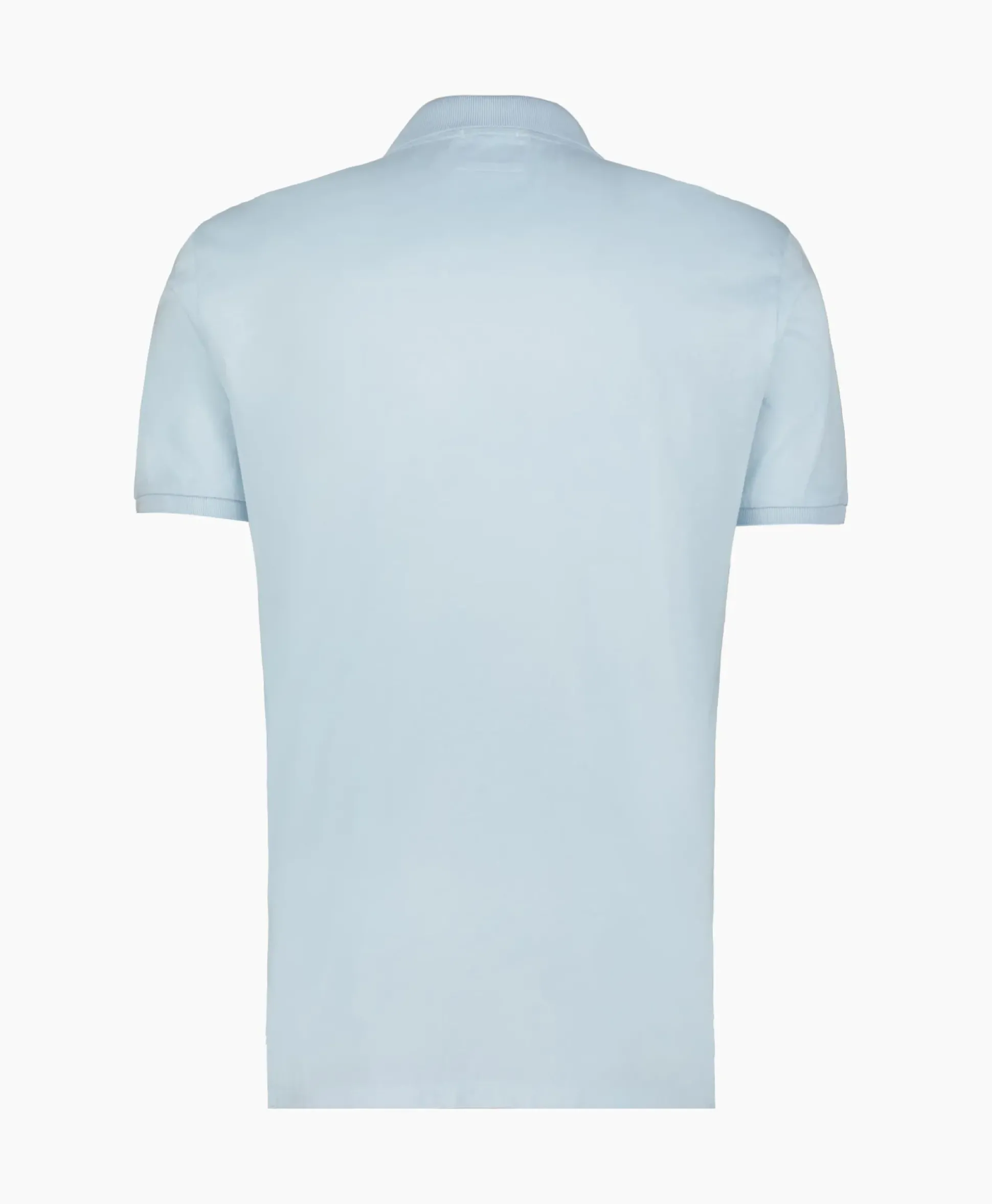 Cp Company Polo Mercerized Jersey Licht Blauw