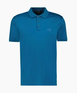 Cp Company Polo Mercerized Jersey Donker Blauw