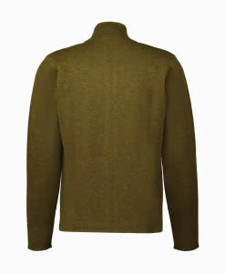 Cp Company Pullover Double Zipped Knit Groen