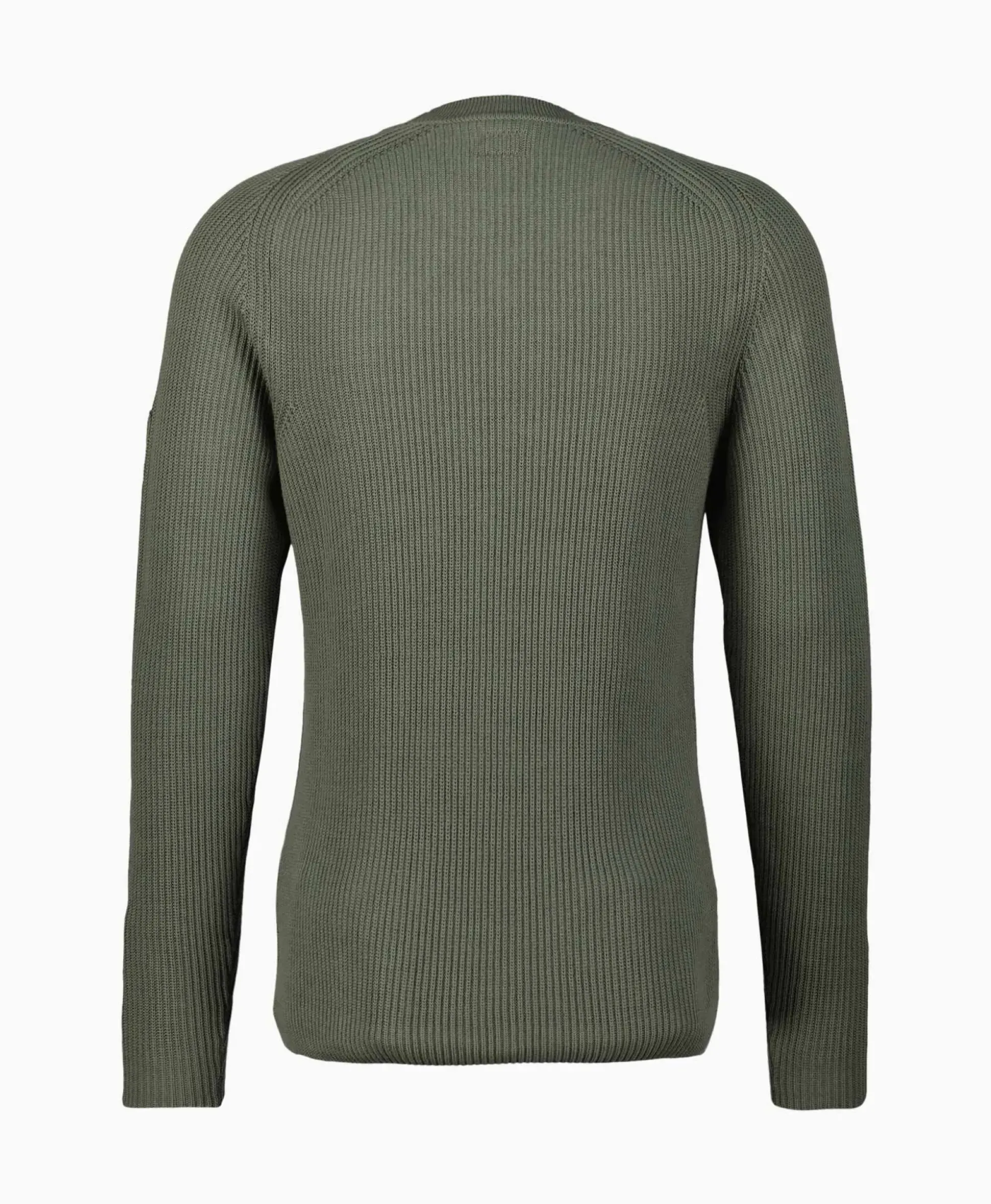 Cp Company Pullover Sea Island Ribbed Knit Groen