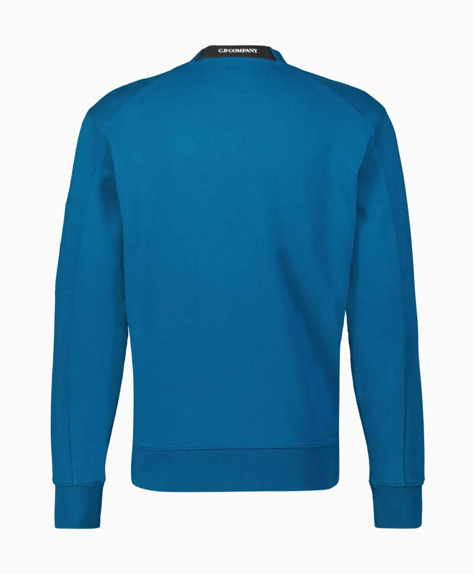Cp Company Sweater Diagonal Raised Fleece Blauw