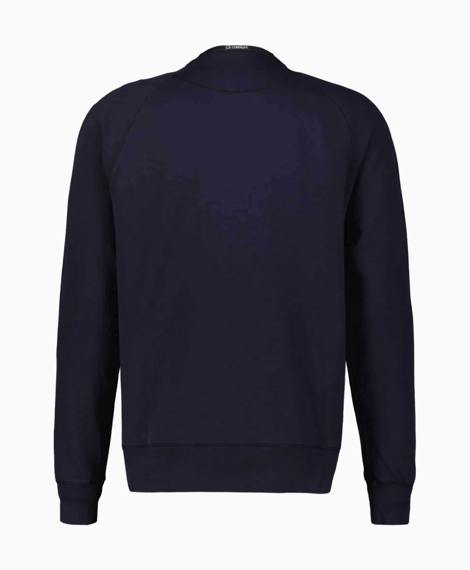Cp Company Sweater Light Fleece Logo Donker Blauw
