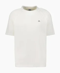 Cp Company Sweater Sponge Fleece Short Sleeved Wit