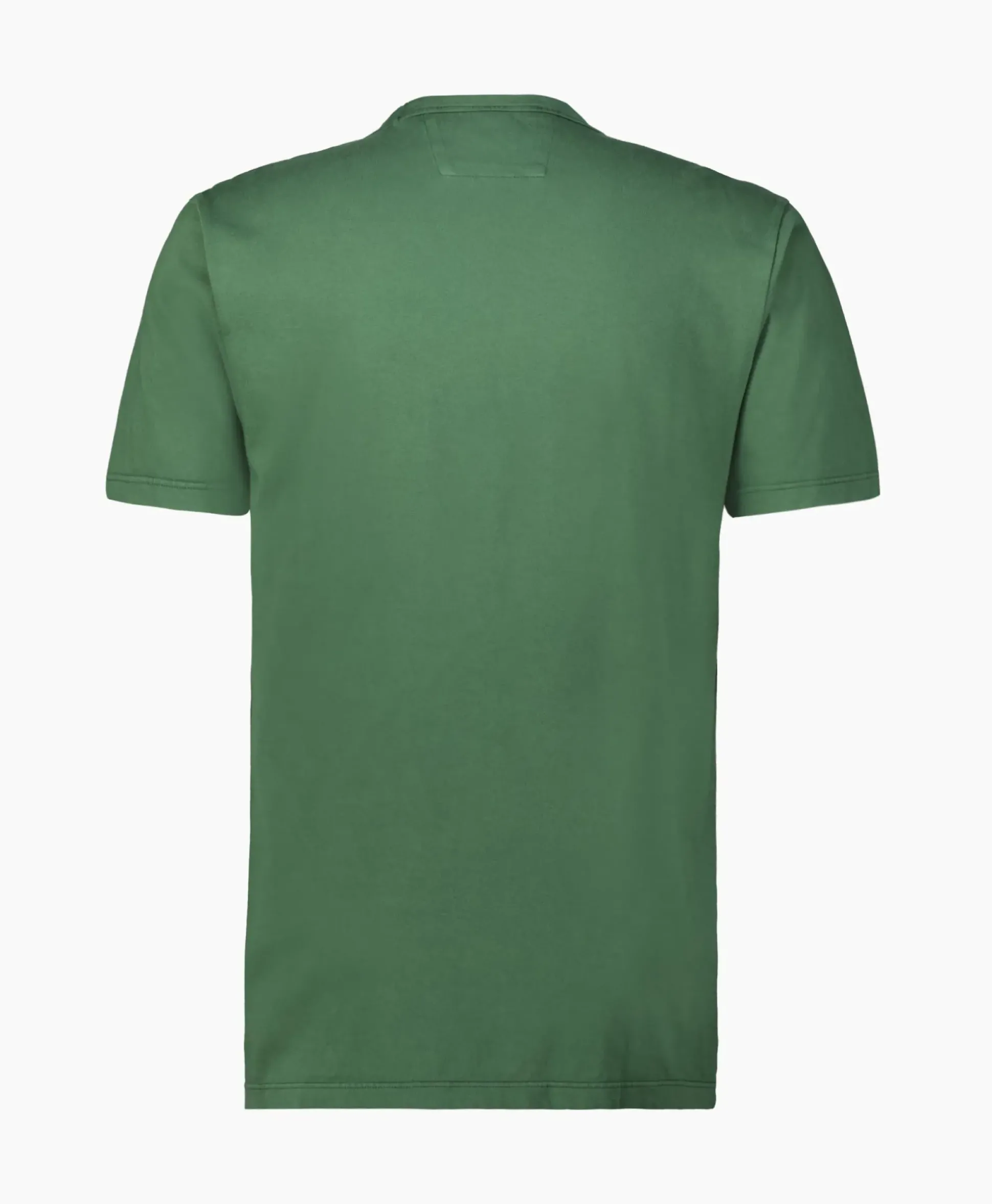 Cp Company T-Shirt Korte Mouw Jersey Flap Pocket Groen