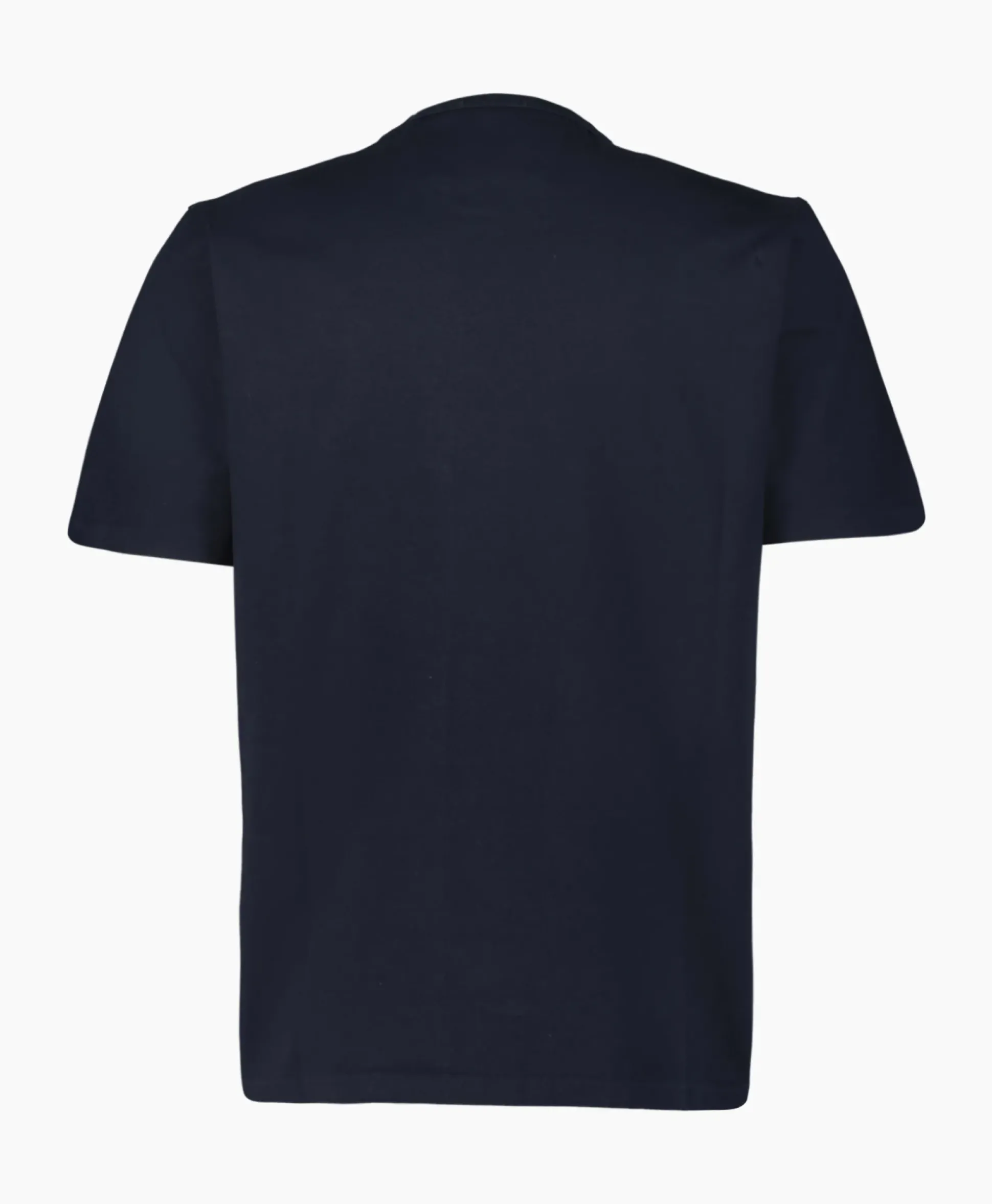 Cp Company T-Shirt Mercerized Jersey Twisted Logo Donker Blauw