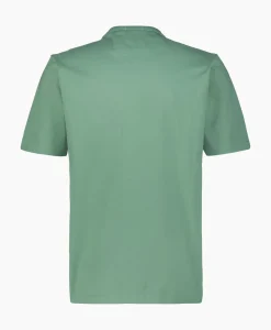 Cp Company T-Shirt Mercerized Jersey Twisted Logo Licht Groen
