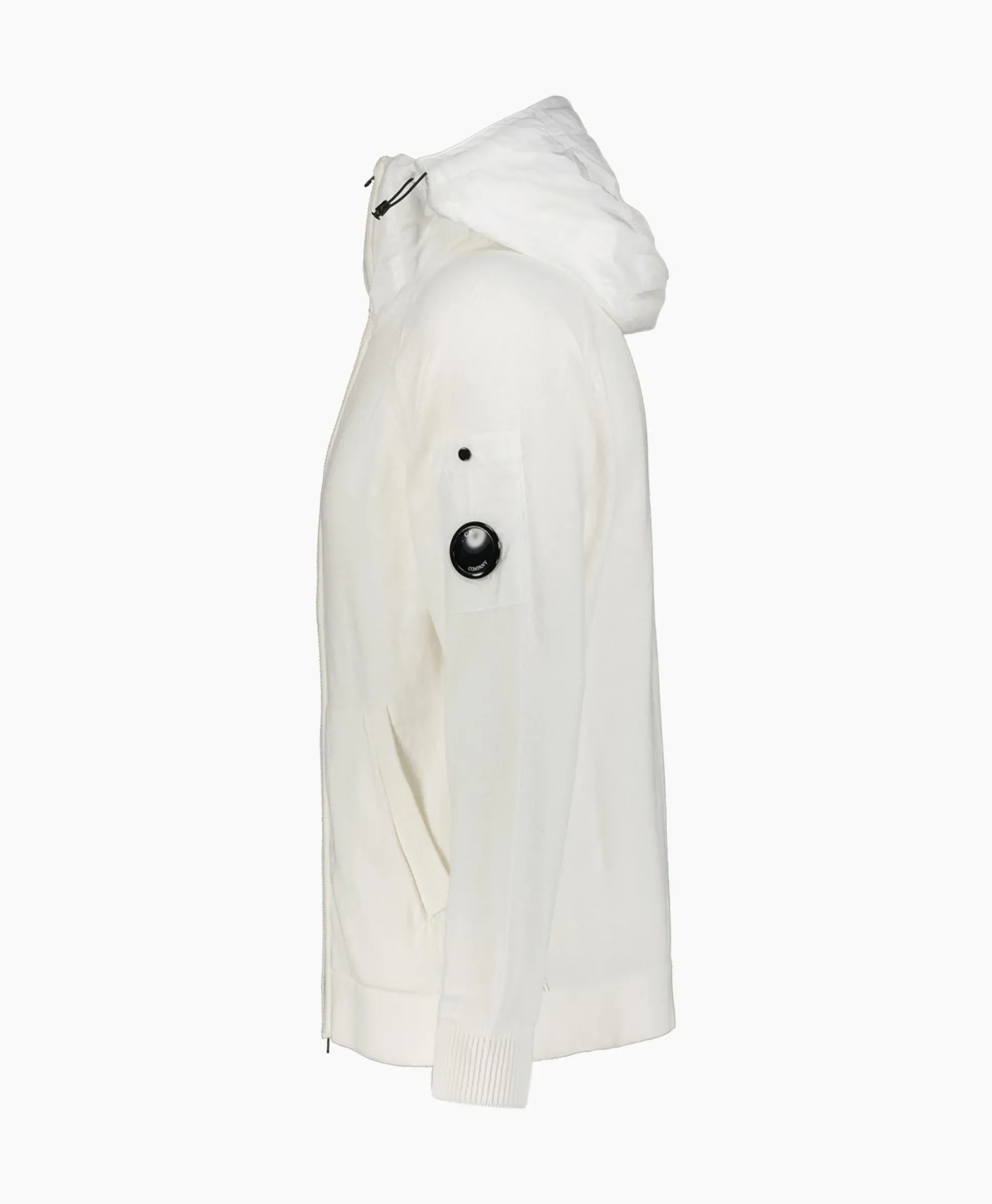Cp Company Vest Cotton Mixed Hooded Knit Wit